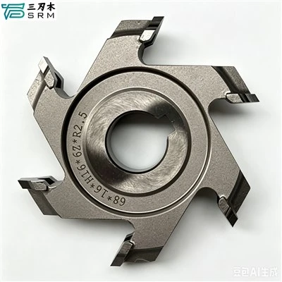 cortador fino do aparamento de 68x16xH16 6T R2.5 PCD para a borda Bander